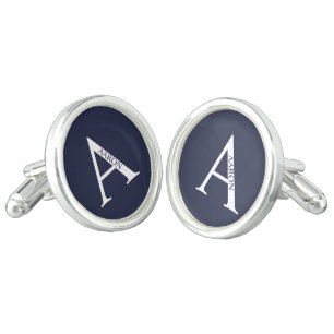 Personalized Monogram and Name Cufflinks