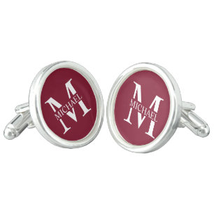 Personalized Monogram and Name Cufflinks