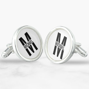 Personalized Monogram and Name Cufflinks