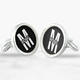 Personalized Monogram and Name Cufflinks