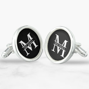 Personalized Monogram and Name Cufflinks