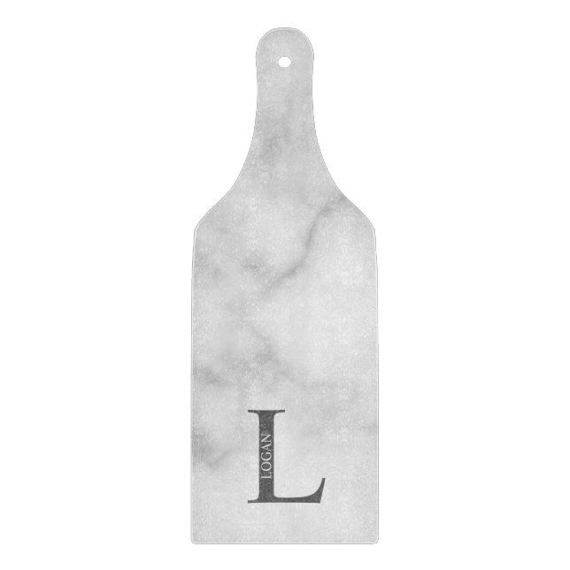 Personalized Monogram and Name Cutting Board (Front)
