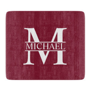 Personalized Monogram and Name Cutting Board
