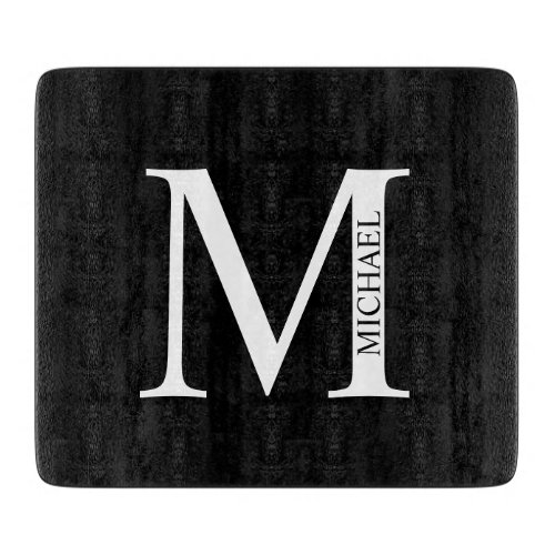 Personalized Monogram and Name Cutting Board