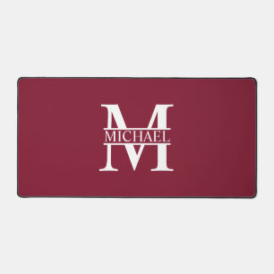 Personalized Monogram and Name Desk Mat