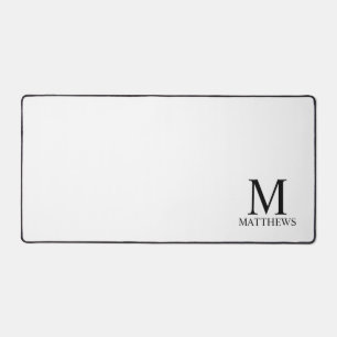 Personalized Monogram and Name Desk Mat