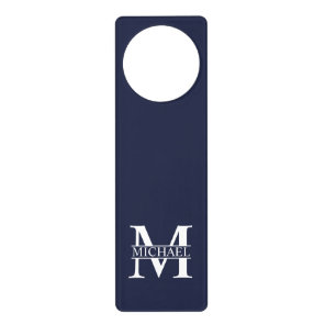 Personalized Monogram and Name Door Hanger