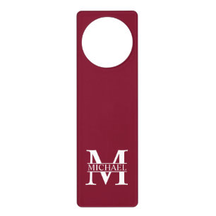 Personalized Monogram and Name Door Hanger