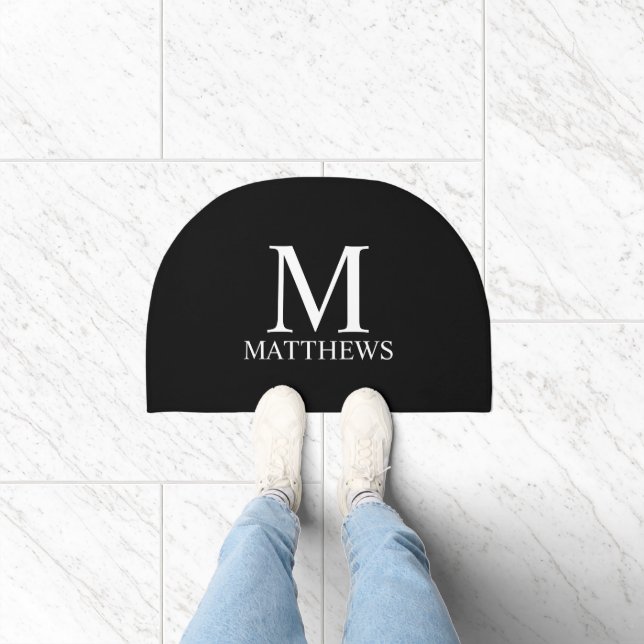 Personalized Monogram and Name Doormat (Indoor)