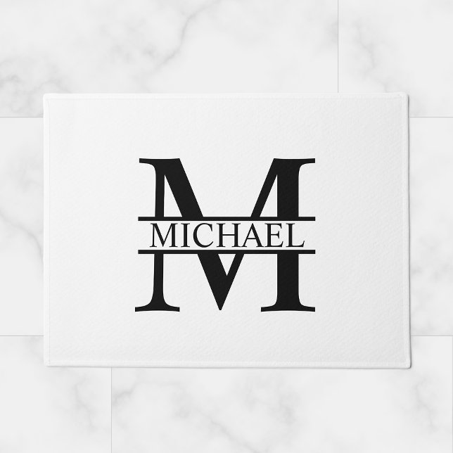 Personalized Monogram and Name Doormat (Creator Uploaded)