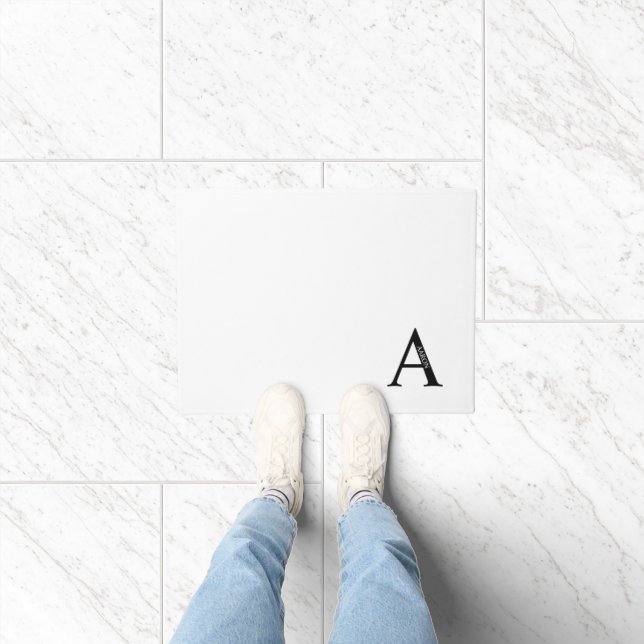 Personalized Monogram and Name Doormat (Indoor)