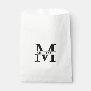 Personalized Monogram and Name Favor Bag