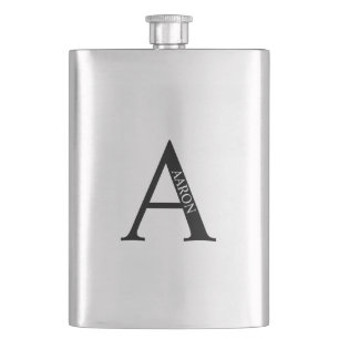 Personalized Monogram and Name Flask