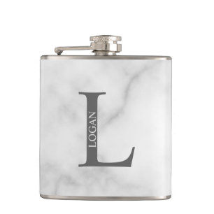 Personalized Monogram and Name Flask