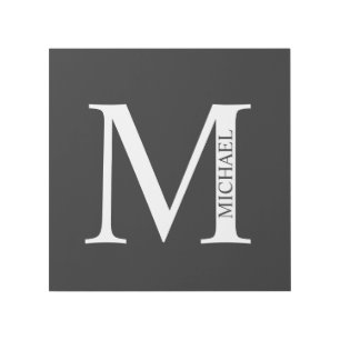 Personalized Monogram and Name Gallery Wrap
