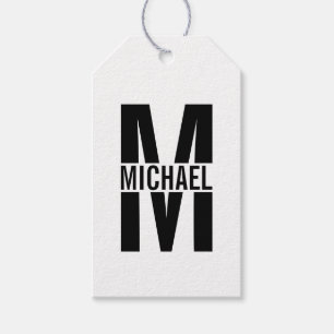 Personalized Monogram and Name Gift Tags