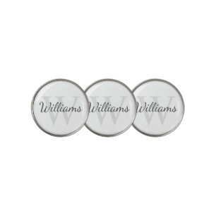 Personalized Monogram and Name Golf Ball Marker