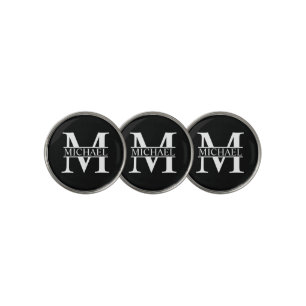 Personalized Monogram and Name Golf Ball Marker