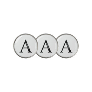 Personalized Monogram and Name Golf Ball Marker