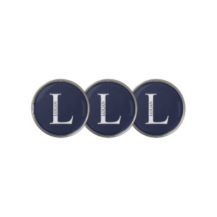 Personalized Monogram and Name Golf Ball Marker