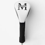 Personalized Monogram and Name Golf Head Cover Personalized Monogram and Name Golf Head Cover