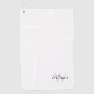 Personalized Monogram and Name Golf Towel