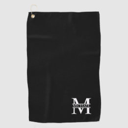 Personalized Monogram and Name Golf Towel