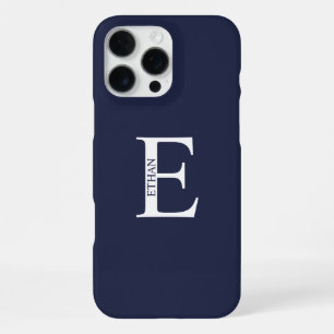 Personalized Monogram and Name iPhone 16 Pro Max Case