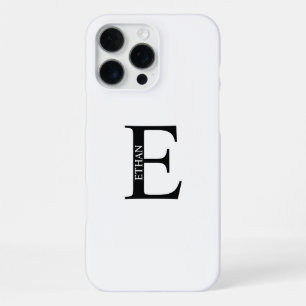 Personalized Monogram and Name iPhone 16 Pro Max Case