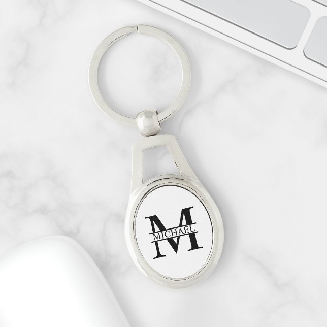 Personalized Monogram and Name Keychain (Creator Uploaded)