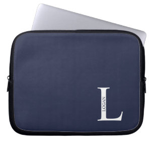Personalized Monogram and Name Laptop Sleeve