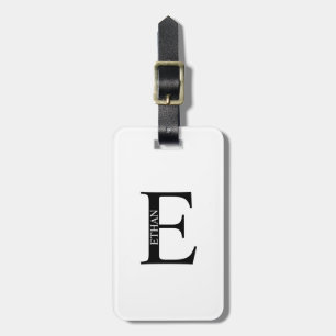 Personalized Monogram and Name Luggage Tag