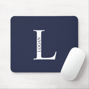 Personalized Monogram and Name Mouse Pad