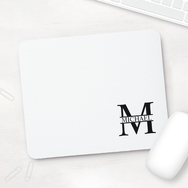 Personalized Monogram and Name Mouse Pad (Creator Uploaded)