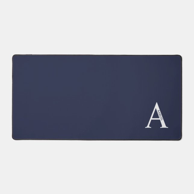Personalized Monogram and Name Mouse Pad (Front)