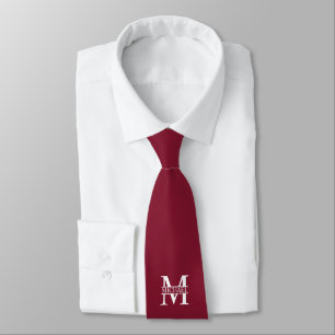 Personalized Monogram and Name Neck Tie