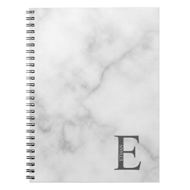 Personalized Monogram and Name Notebook (Front)