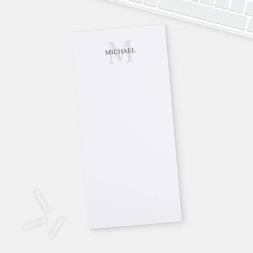 Personalized Monogram and Name Notepad