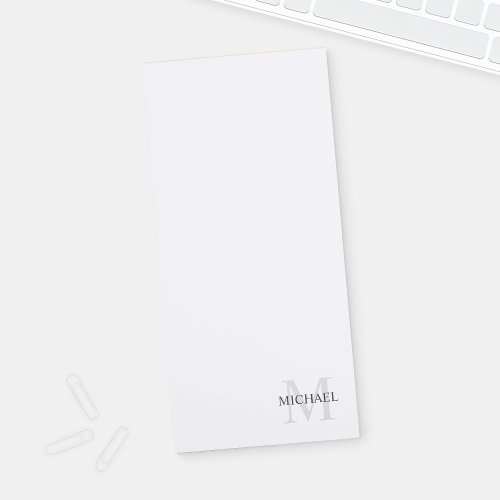 Personalized Monogram and Name Notepad