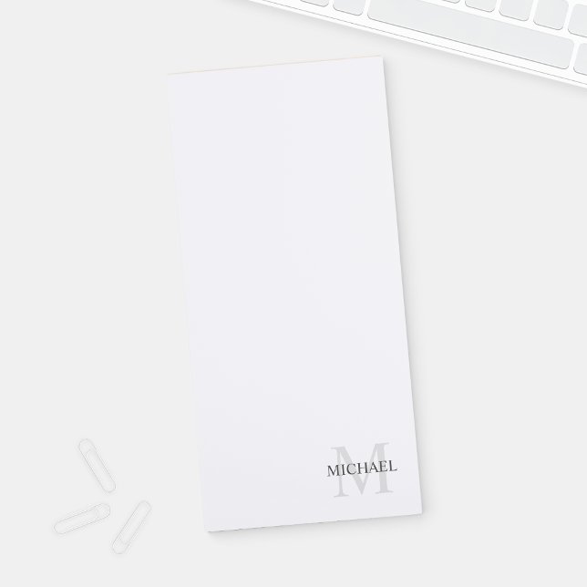 Personalized Monogram and Name Notepad (Creator Uploaded)