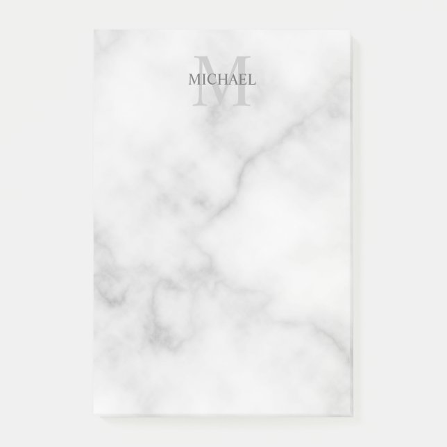 Personalized Monogram and Name Notepad (Front)