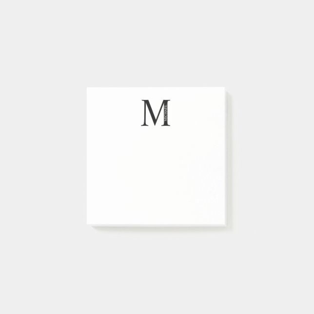 Personalized Monogram and Name Notes (Front)