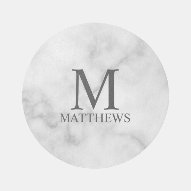 Personalized Monogram and Name Outdoor Rug (Front)