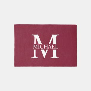 Personalized Monogram and Name Outdoor Rug