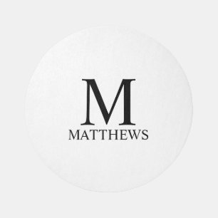 Personalized Monogram and Name Outdoor Rug