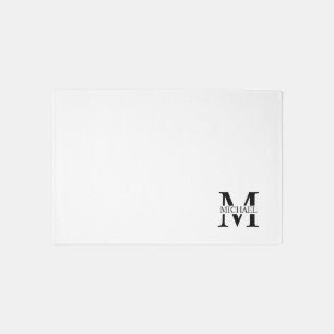 Personalized Monogram and Name Outdoor Rug