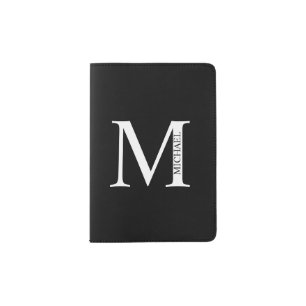 Personalized Monogram and Name Passport Holder