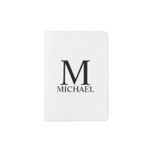Personalized Monogram and Name Passport Holder