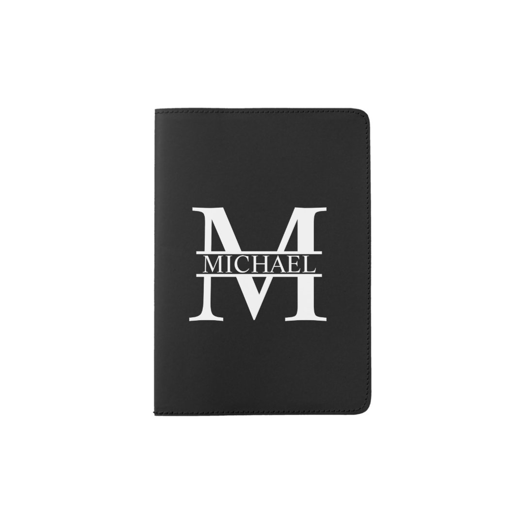 Personalized Monogram and Name Passport Holder Zazzle