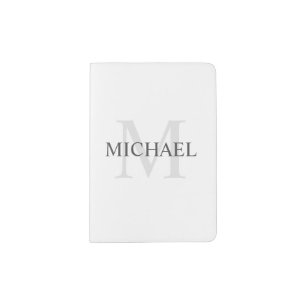 Personalized Monogram and Name Passport Holder